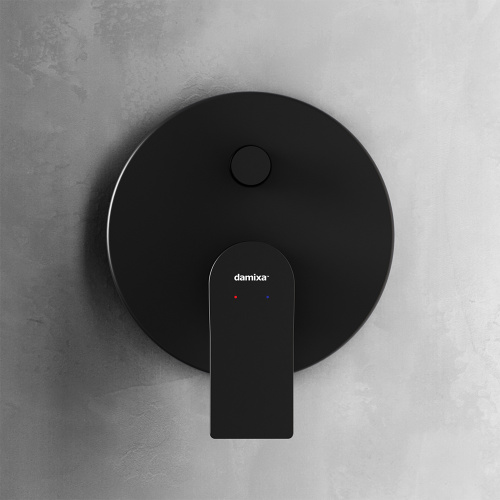 фото 477100300 apollo встраиваемый смеситель для ванной и душа, черный