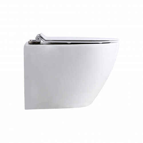 картинка Унитаз подвесной Orange C07-100w безободковый, сиденье с микролифтом от магазина Сантехстрой