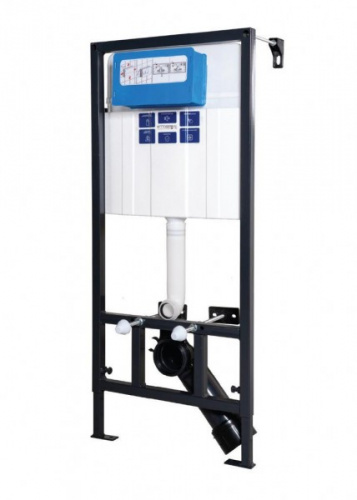 картинка Инсталляция BETTOSERB Sava Fix Slim в комплекте клавиша смыва хром матовый (SET40006468) от магазина Сантехстрой