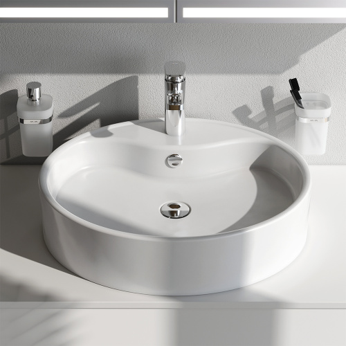 картинка Раковина AM.PM Func 56 M8FWCC20561WG Белая от магазина Сантехстрой