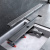 картинка W01SC-U11-070-04SB MasterFlow Трап для душа линейный универс затвор Tile 70см цвет сталь мат от магазина Сантехстрой