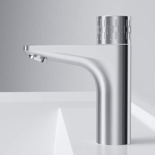 картинка F90A02400 Gem Смеситель для умывальника с индикацией температуры, хром, шт. от магазина Сантехстрой