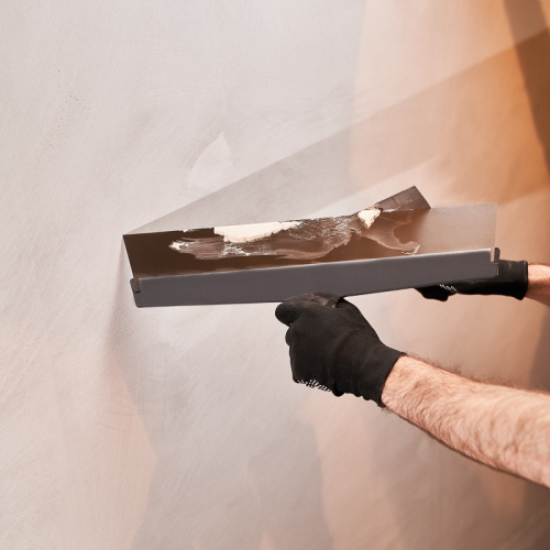 картинка Шпатель фасадный 450 мм нержавеющая сталь,  пластмассовая ручка REXANT от магазина Сантехстрой