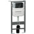 картинка Комплект унитаза с инсталляцией Ceramicanova Metropol CN4002MB_1001B_1000 с сиденьем Микролифт и Черной матовой клавишей смыва от магазина Сантехстрой