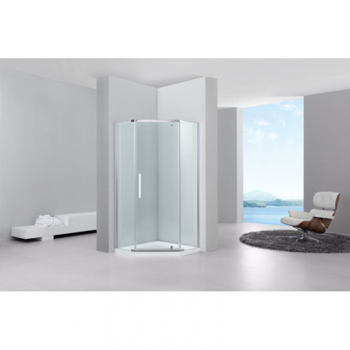 картинка Душевой уголок 90х90 см Black & White Stellar Wind 3059090 прозрачное от магазина Сантехстрой