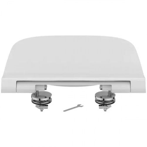 картинка T500301 Ideal Standard i.life B УльтраТонкое сиденье и крышка с функцией плавного закрытия, дюропласт от магазина Сантехстрой