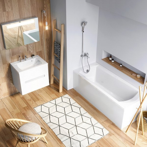 картинка Акриловая ванна Ravak Domino ‎Plus 170x70 C632R00000 без гидромассажа от магазина Сантехстрой