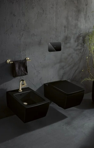 картинка Биде Villeroy&Boch Memento 2.0 443300S5 подвесное Ebony от магазина Сантехстрой