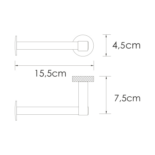 картинка Mosel K-46696 Держатель туалетной бумаги от магазина Сантехстрой
