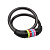 картинка Тросовый кодовый замок взломостойкий для велосипедов и колясок 65 см черный от магазина Сантехстрой