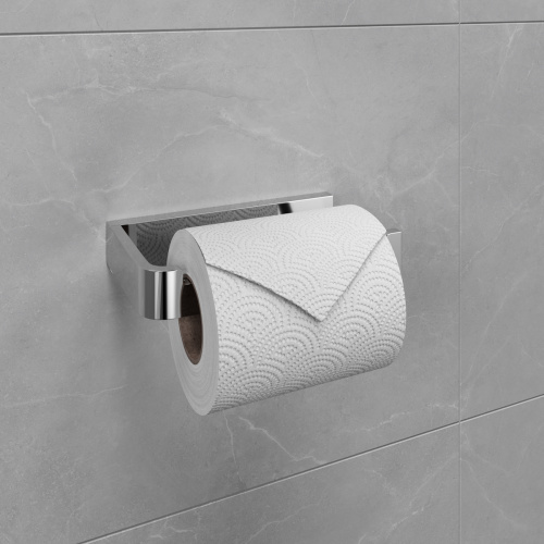 картинка Держатель для туалетной бумаги  Lemark SMOOTH LINE открытый , хром (9721007) от магазина Сантехстрой