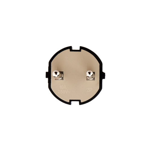 картинка Вилка прямая без з/к 6А черная REXANT от магазина Сантехстрой