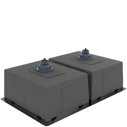 картинка Кухонная мойка Reflexion Garda RX2170BL оружейная сталь от магазина Сантехстрой