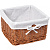 картинка Корзина для белья WasserKRAFT Dinkel 36x36x21 WB-580-L Коричневая от магазина Сантехстрой