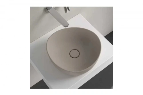 картинка Раковина накладная Villeroy & Boch Antao 400x395x145 мм, цвет Almond 4A72 40 AM 00337440 от магазина Сантехстрой