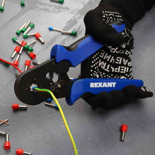 картинка Кримпер REXANT HT-866 для обжима штыревых наконечников 0.08-6.0 мм² от магазина Сантехстрой