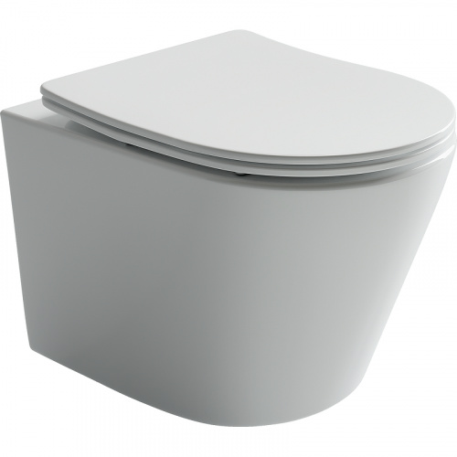 картинка Комплект унитаза с инсталляцией Ceramica Nova Balearica CN6000_1002W_1000 с сиденьем Микролифт и Белой клавишей смыва от магазина Сантехстрой