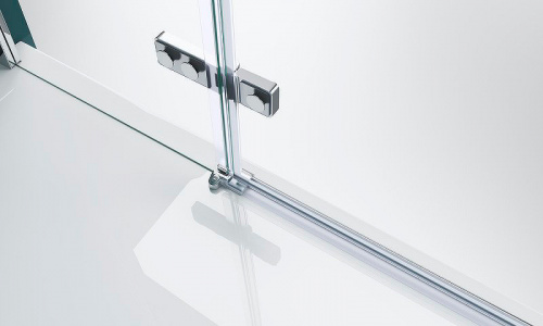 картинка Душевая дверь BelBagno Kraft 90 KRAFT-B-12-60/30-C-Cr-R профиль Хром стекло прозрачное от магазина Сантехстрой