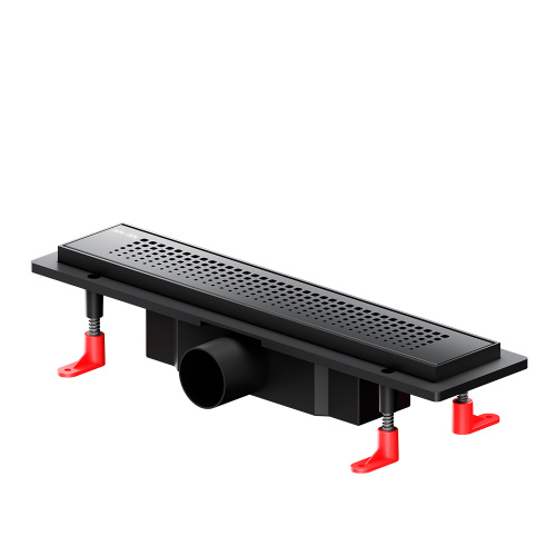 картинка W02SC-P11-040-01BM PrimeFlow Трап для душа линейный универс затвор Cut Gradient 40см цвет черн мат от магазина Сантехстрой