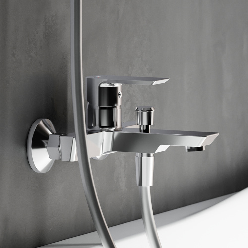 фото 471000001 apollo смеситель для ванны и душа, хром