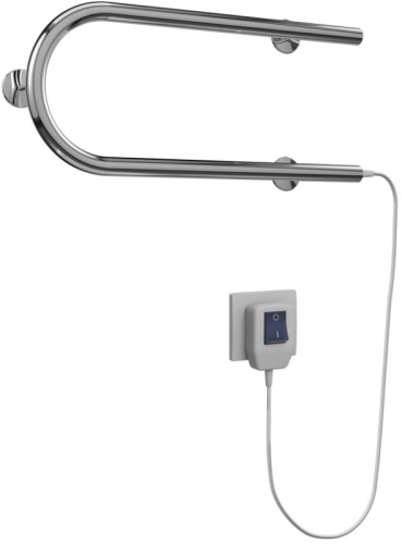 картинка Электрический полотенцесушитель Terminus П-образный 500x200 4620768883934 Хром от магазина Сантехстрой