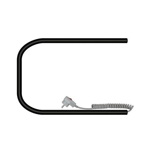 картинка Полотенцесушитель электрический Primoclima Astra П E Black 32*50 от магазина Сантехстрой