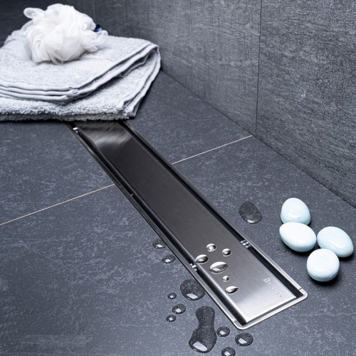 картинка Душевой лоток Pestan Betto Line 13702512 с решеткой Хром матовый от магазина Сантехстрой