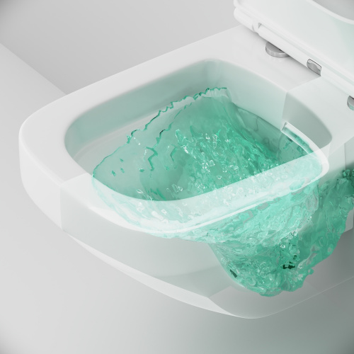 картинка C50A1700SC Inspire V2.0 подвесной унитаз FlashClean с сиденьем микролифт от магазина Сантехстрой