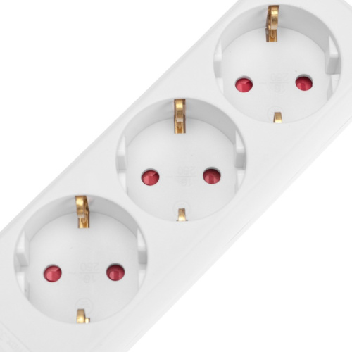 картинка Удлинитель STANDARD 3 гнезда,  5м,  3х1,0мм²,  с/з,  белый REXANT от магазина Сантехстрой