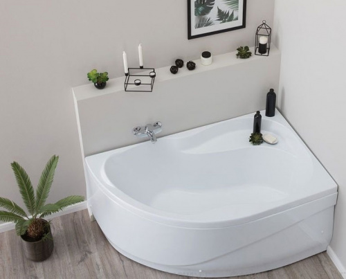 картинка Акриловая ванна Aquanet Graciosa 150x90 R 205389 без гидромассажа от магазина Сантехстрой