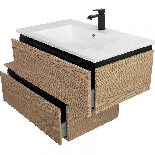 картинка Тумба Cezares Slider 80 SLIDER-800-1C-PI-RT-P Дуб тангент от магазина Сантехстрой