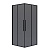 картинка Душевое ограждение Niagara Nova NG-2823-34BLACK (90х90х195) квадрат,черный матовый,двери раздвижные,стекло тонированное,1 место от магазина Сантехстрой