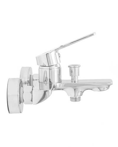 фото orange flat m12-100cr смеситель для ванны/душа