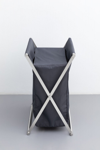 картинка Корзина для белья Allen Brau Priority сталь/серый от магазина Сантехстрой