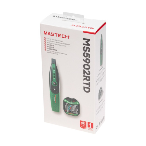 картинка Тестер розеток,  детектор автоматов MS5902RTD MASTECH от магазина Сантехстрой