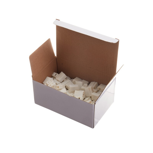 картинка Строительно-монтажная клемма СМК 224-112 для светильника на 2 проводника (0,2-2,5)/(0,14-2,5) мм²,  белая (100 шт. /уп. ) REXANT от магазина Сантехстрой