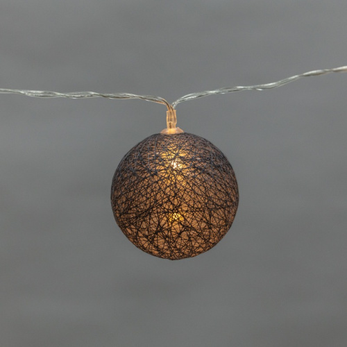 картинка Тайские фонарики Северное сияние 3,5 м,  прозрачный ПВХ,  20 LED,  теплый белый от магазина Сантехстрой