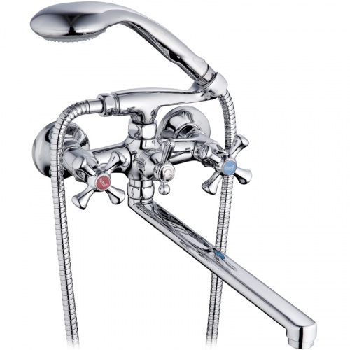 фото смеситель для ванны g-lauf qtz7-a827 универсальный хром