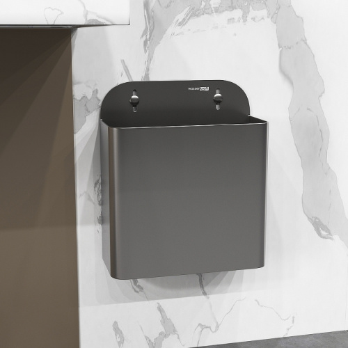 картинка Ведро для мусора WasserKRAFT K-10611 Хром от магазина Сантехстрой