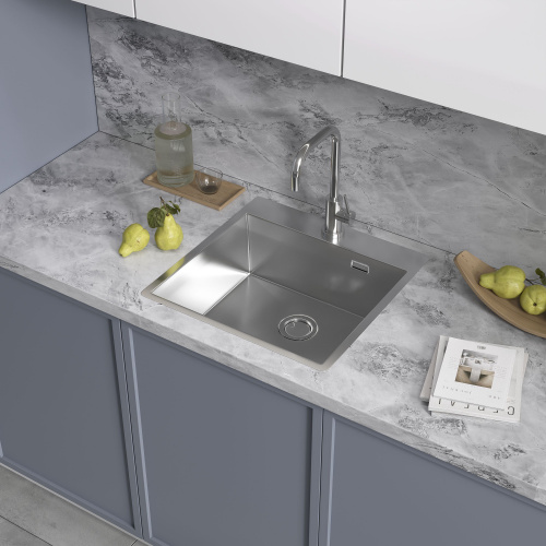 картинка Кухонная мойка Reflexion Iseo RX2250SS полированная сталь от магазина Сантехстрой