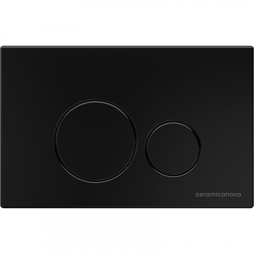 картинка Комплект унитаза с инсталляцией Ceramica Nova Metropol CN4002_1001B_1000 с сиденьем Микролифт и Черной матовой клавишей смыва от магазина Сантехстрой