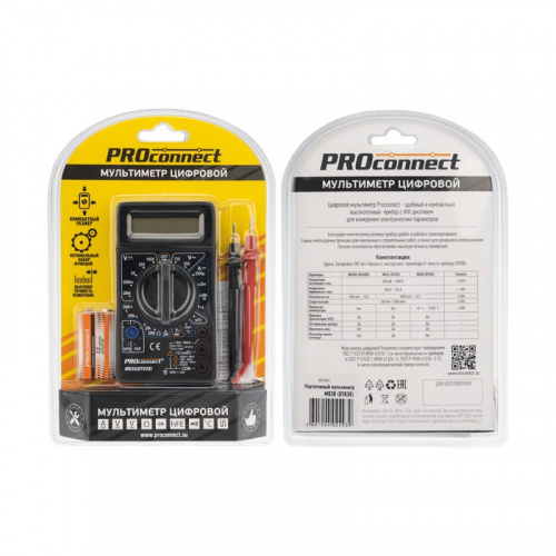 картинка Портативный мультиметр M838 (DT838) PROconnect от магазина Сантехстрой
