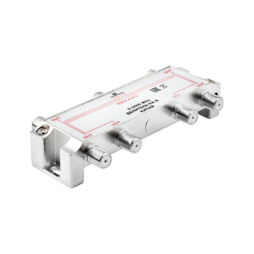 картинка Делитель ТВ х 6 под F разъём 5-2500МГц СПУТНИК REXANT от магазина Сантехстрой