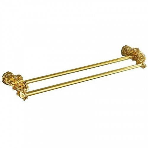 картинка Полотенцедержатель Art&Max Rose AM-B-0918-Do двойной Золото от магазина Сантехстрой