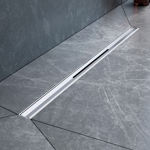 картинка W01SC-S11-060-05SB MasterFlow Трап для душа линейный универс затвор Slim line 60см цвет сталь мат от магазина Сантехстрой