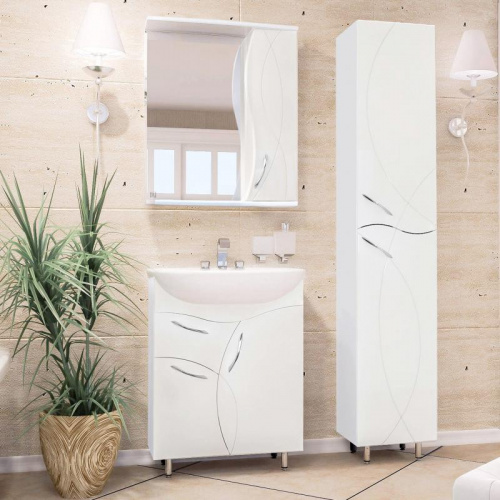 картинка Зеркальный шкаф Style Line лс-00000013 Белый от магазина Сантехстрой