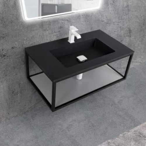картинка Полка Cezares cadro 50-100/50-mens-bianco Белая от магазина Сантехстрой