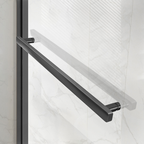 картинка Душевой уголок Slim Soft VSR-1SS8013CLGM, 1300*800, вороненая сталь, стекло прозрачное от магазина Сантехстрой