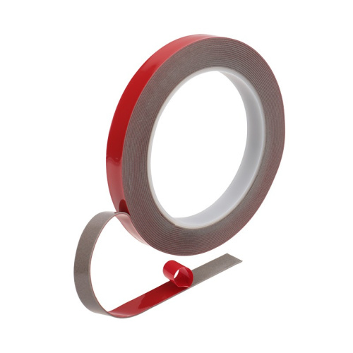 картинка Двухсторонний скотч REXANT,  серый,  на HBA акриловой основе,  12 мм,  ролик 5 м от магазина Сантехстрой