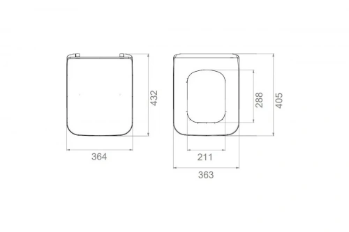 картинка Сиденье для унитаза ALLEN BRAU LIBERTY 2 Soft-Close, дюропласт, антрацит 4.33008.AN 00312475 от магазина Сантехстрой